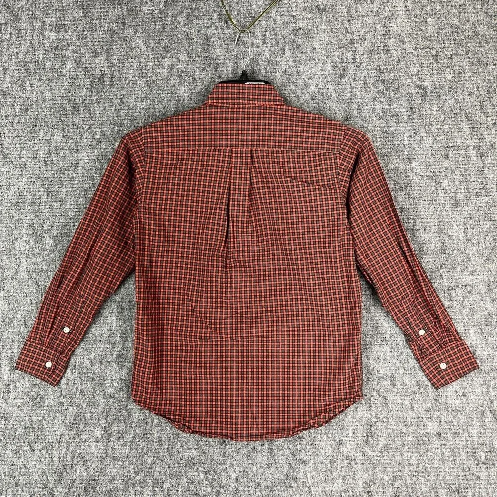 Ralph Lauren Shirt Medium Boys Basic Plaid Button-Down Long-Sleeve‎